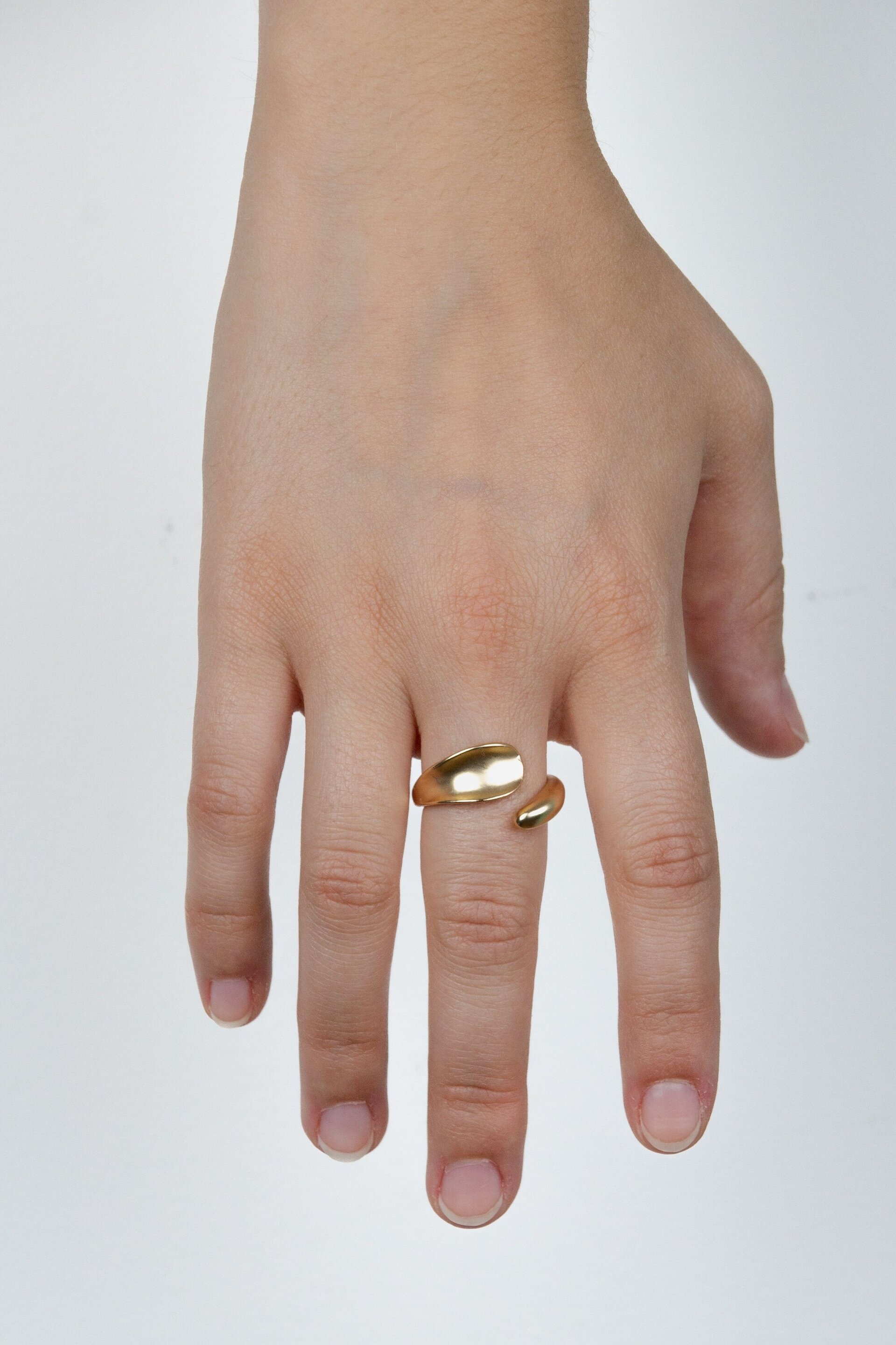 Anillo forma de hoja - 3