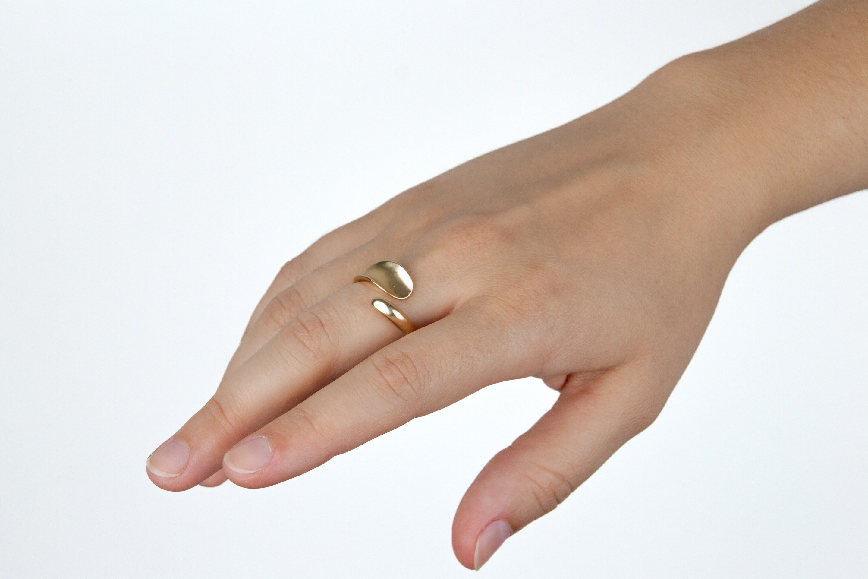 Anillo forma de hoja - 2